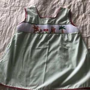 Smocked 2 piece outfit